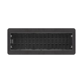 Decor Grates LAJH310-BLK Oriental *NEW* Low Profile Floor Register, 3x10 Inches, Textured Black