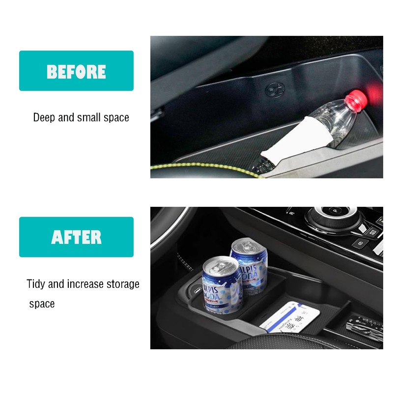 Heutamo Center Console Organizer Storage Tray Compatible with Kia EV6
