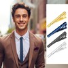 Tie Clips,4 PCS Long Tie Bar Clip Set for Men
