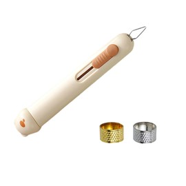 PODOEIL Needle Threader, 3 in 1 Needle Threader, Seam Separating Tool, Multifunctional Needle Threader Threading Aid and Needle Threader Tool for Hand Sewing Knitting Sewing Quilting Accessories