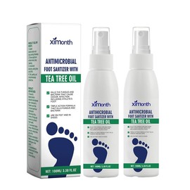 Foot Spray with Tea Tree Oil, Foot Care Dry Feet Plantar Moisturizing Deodorant, Advanced Foot and Nail Spray:_2 PCS