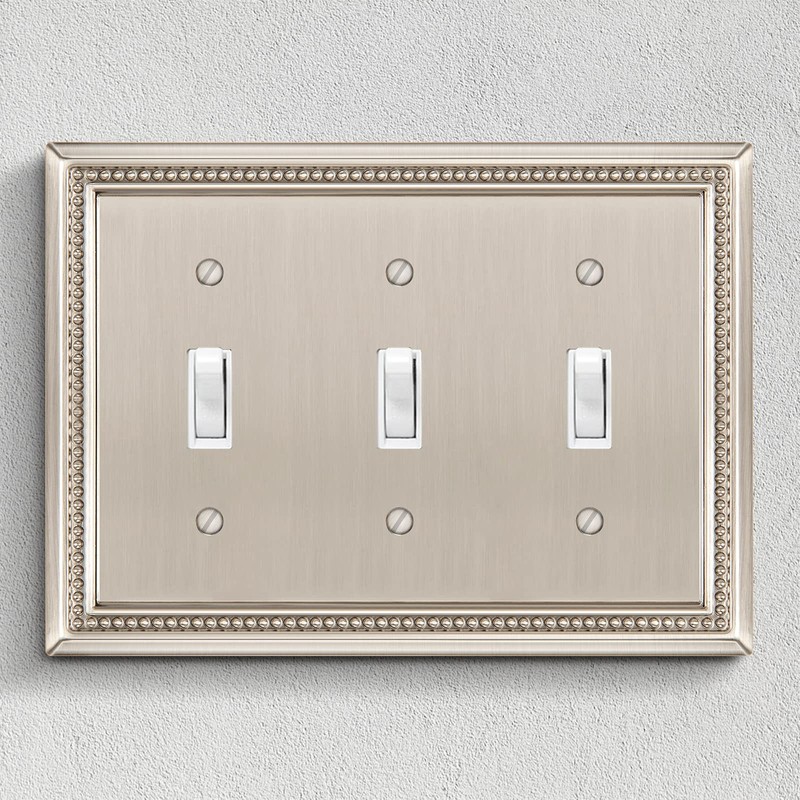Henne Bery Sunken Pearls Heavy Duty Decorative Wall Plate Switch