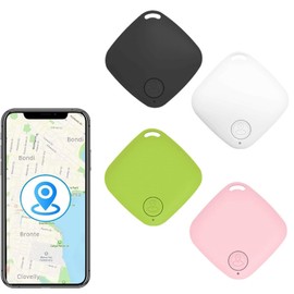 Bluetooth Item Finders, 4pcs Key Finders Smart Bluetooth Tracker Locator with Anti-Lost Alarm Reminder, Finder Anti-Lost Tag Compatible with Android and iOS, Suitable for Kids Pets Wallet Luggage