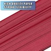 Zorfeter Red Quilling Paper Strips 120 Strips, 3mm(1/8") Width, 21