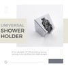 Hand Shower Bracket with Two Slot, Aomasi Bathroom Shower Head