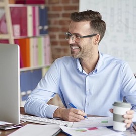 FONHCOO Bifocal Reading Glasses for Women Men, Metal Half Frame No Line Blue Light Blocking Readers Anti UV/Glare/Eyestrain (Grey 3.0)