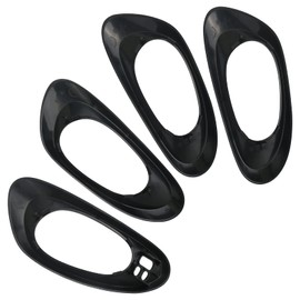 APPERFiT Interior Door Handle Bezel Trim Cover (4pcs) Compatible with Chevy Trailblazer 2002-2009 Replaces 15214502 15214503 15214506 15214507