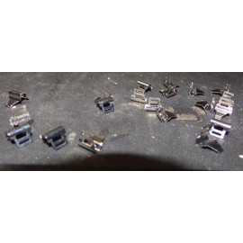 Aurora 10 PAIRS Aurora AFX G+ Brush Barrel Pick Up Shoe HOLDERS Very Rare 8891 ORIGINAL