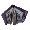 TheGloveHut Unisex Genuine Leather Credit Card Holder 20 Cards RFID
