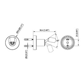Wall Mounted All Brass Adjustable Handheld Shower Head Bracket Holder, Hand Held Shower Wand Hose Sprayer Holder (Round, Brushed Nickel)