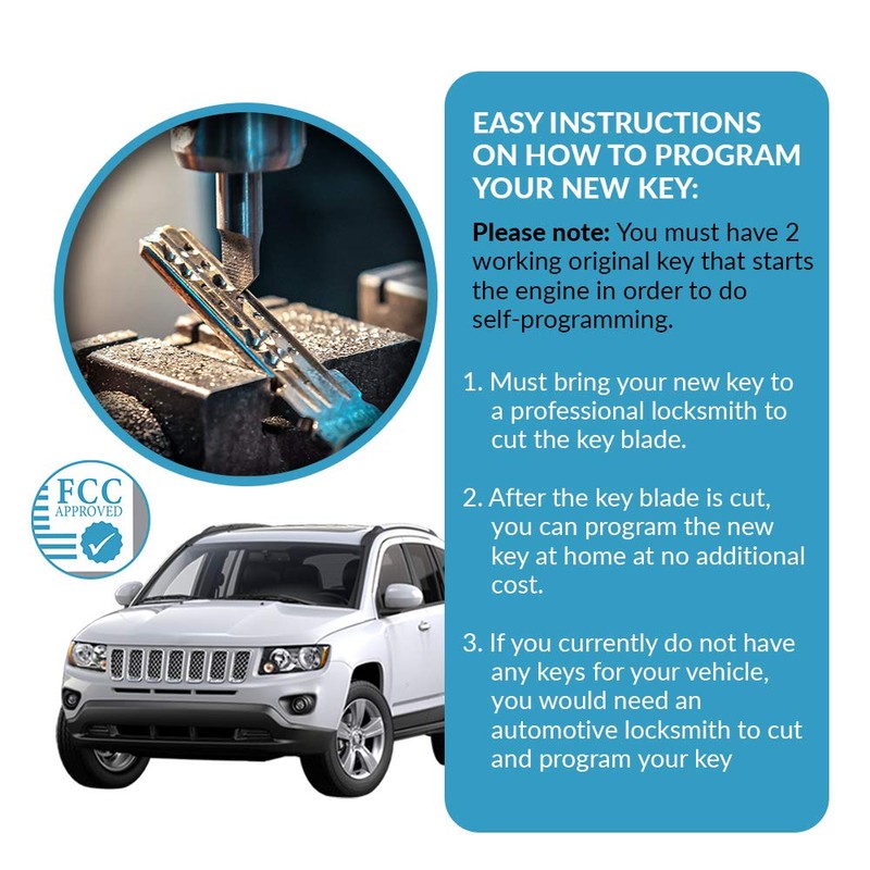 Keyless2Go Replacement for Keyless Entry Remote Car Key Vehicles That