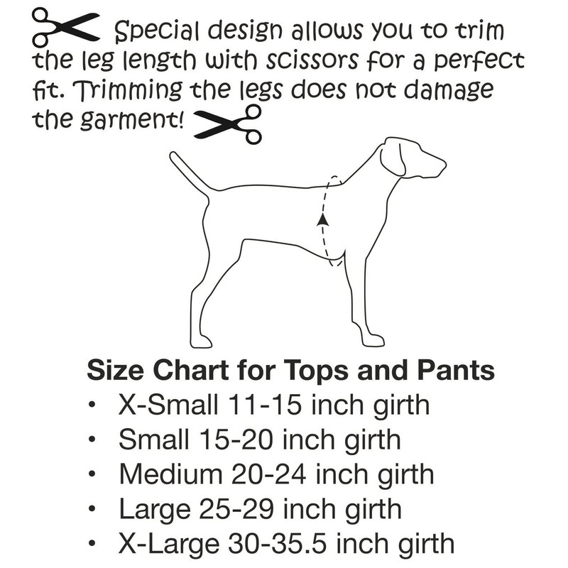 Mozzie Pants MOPBLUE Original Dog Pants, Medium