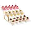 HEKORE 3 Tier Serving Tray Set for Entertaining, Acrylic Wedding