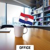 G128 24 Pack Handheld Croatia Croatian Stick Flags | 4x6