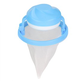 MOUMOUTEN Floating Lint Net Bag, Lint Collector, Washing Machine, Reusable Washing Machine, Floating Lint Net Bag, Pet Hair Collector, Laundry Filter Bag (Blue)