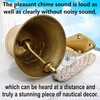 4" Solid Polished Brass Bell Marine Nautical Wall Mounted Hanging