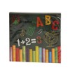 20 napkins, colourful school board with ABCs for school enrolment,