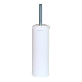 Sabichi Toilet Brush & Holder WHT 129284, Stainless-Steel, White