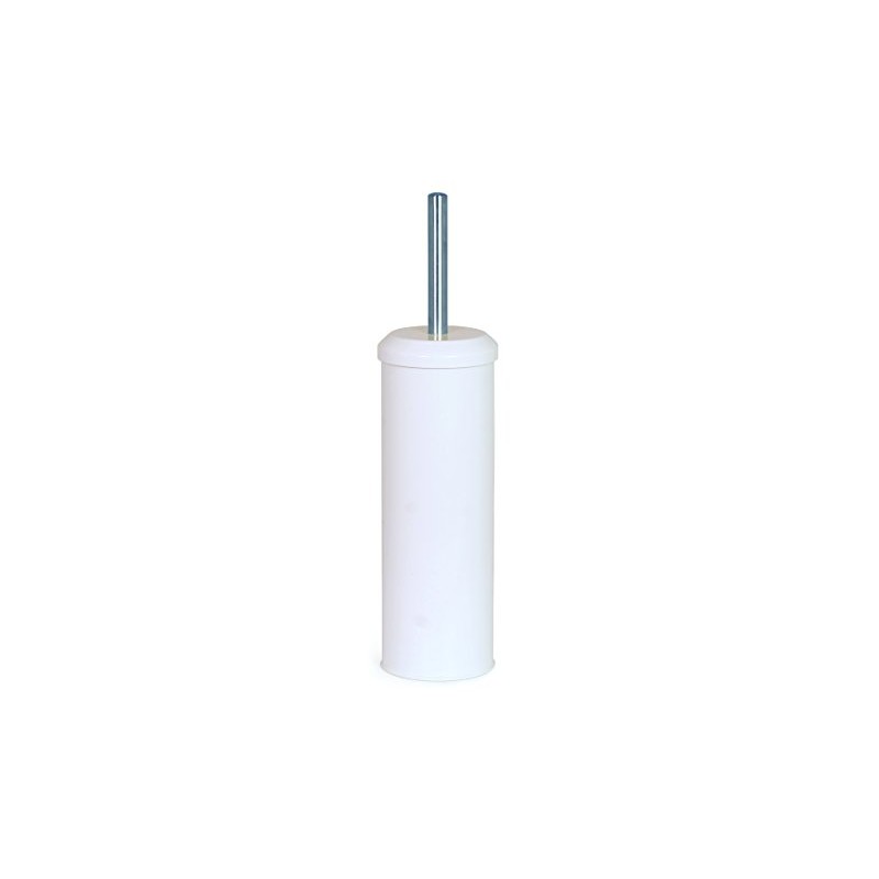Sabichi Toilet Brush & Holder WHT 129284, Stainless-Steel, White