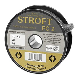 Stroft FC2 Fluorocarbon Line 10 m Leader 0.820 mm 37 kg