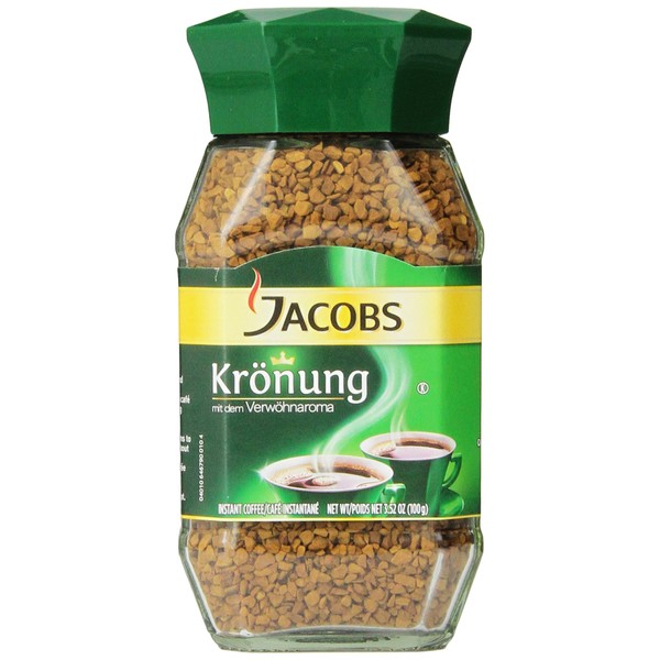 Jacobs Kronung Instant Coffee 100 Gram / 3.52 Ounce (Pack