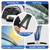 Window Visors Rain Guards Shield for 1997-2006 Jeep Wrangler, Out-Channel