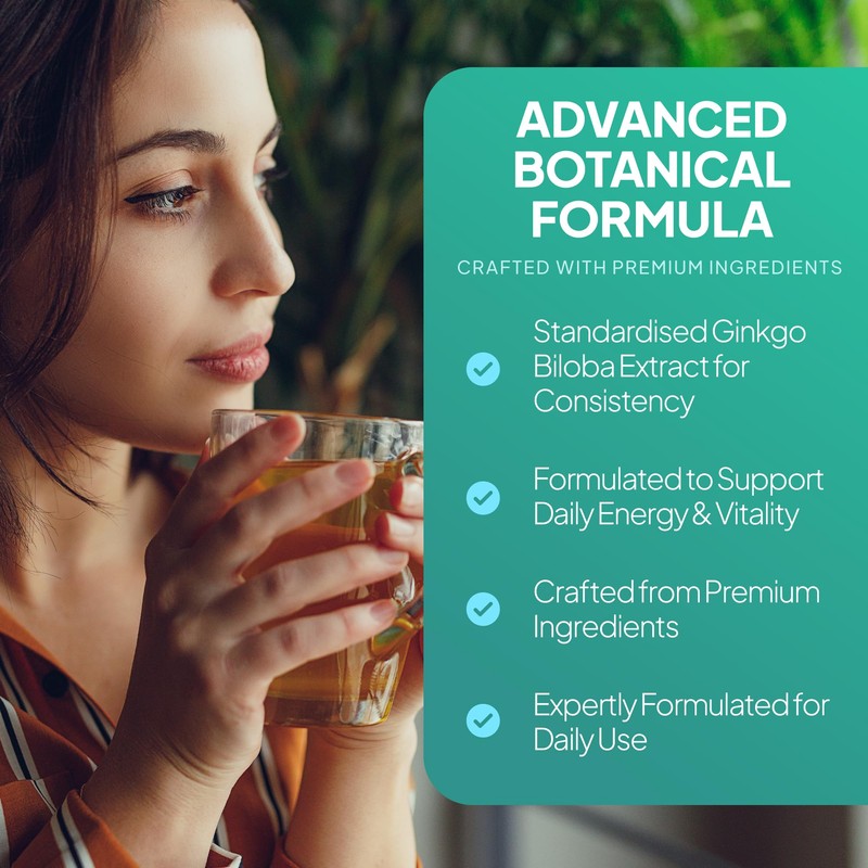 Ginkgo Biloba 6,000mg | with Added Iron | Supports Cognitive