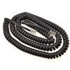 kenable Telephone Handset Coiled RJ10 Plug to RJ10 Plug Cable