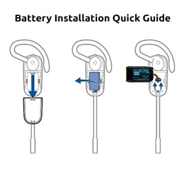 Battery Hawk Compatible VXI Battery B350-XT B350XT 203660 Bluetooth Headset CS540 C054 3.7v 140mAh