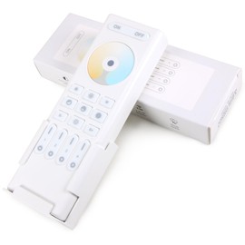 XXK 4-Zone 2.4G Wireless RF Remote Control, 99ft 360 Control, 4 Channel Group Control for Home CCT LED Strip Lights