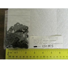 ACF 100 Pieces - Steel Flat Washer Black ACF Components New