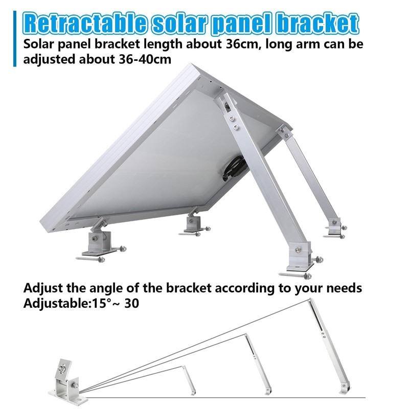 Adjustable Solar Panel Tilt Mount Brackets Aluminum Alloy Solar Panel