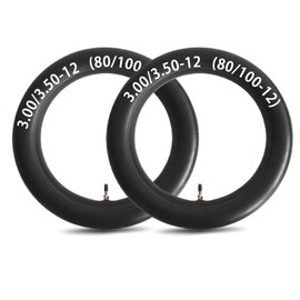 2 Pack 3.00/3.50-12" Dirt Bike Inner Tubes 80/100-12 3.00-12 3.50-12 Replacement Bike Tire Tube with TR13 Valve Stem for Mini Pit Bike Motorcycle Tire Tubes