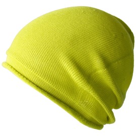 EdgeCity Men's Knit Cap in Cotton/Acrylic, Made in Japan -
