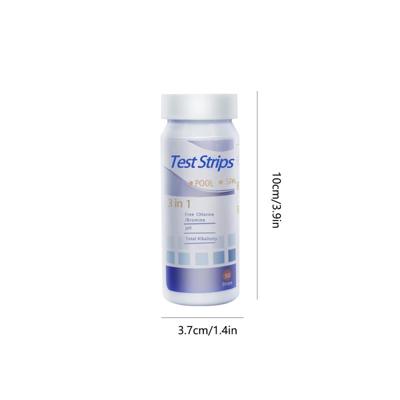 Water PH Test Strips,50 Strips Swimming Pool Water Quality Test