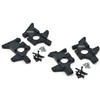 RPM Front & Rear Bulkhead Set Black for Traxxas T-maxx