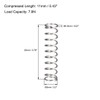 sourcing map Pack of 30 Compression Spring 304 Stainless Steel