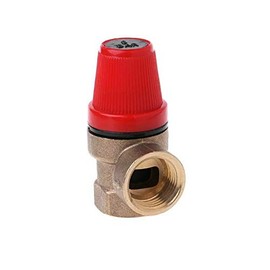 Safety Valve Relief Valves Brass Pressure Reducing Valve for Water, Oil,Non-Corrosive Non-Flammable Gas (3/4" Female, 3Bar)