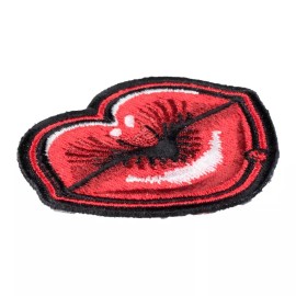 PatchStop - World's Largest Patch Store Sealed With A Kiss Heart Shaped Lips Patch, Sexy Lips Patches