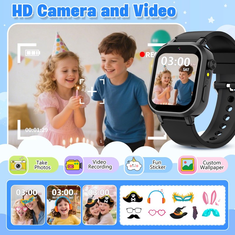 Kids Waterproof Smart Watch Boys Gift Age 3-12 with 39