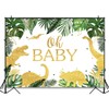 Avezano Oh Baby Dinosaur Backdrop for Boy Dinosaur Theme Baby