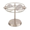 Deco 79 53425 Iron Swivel Hour Glass, 12" x 6",