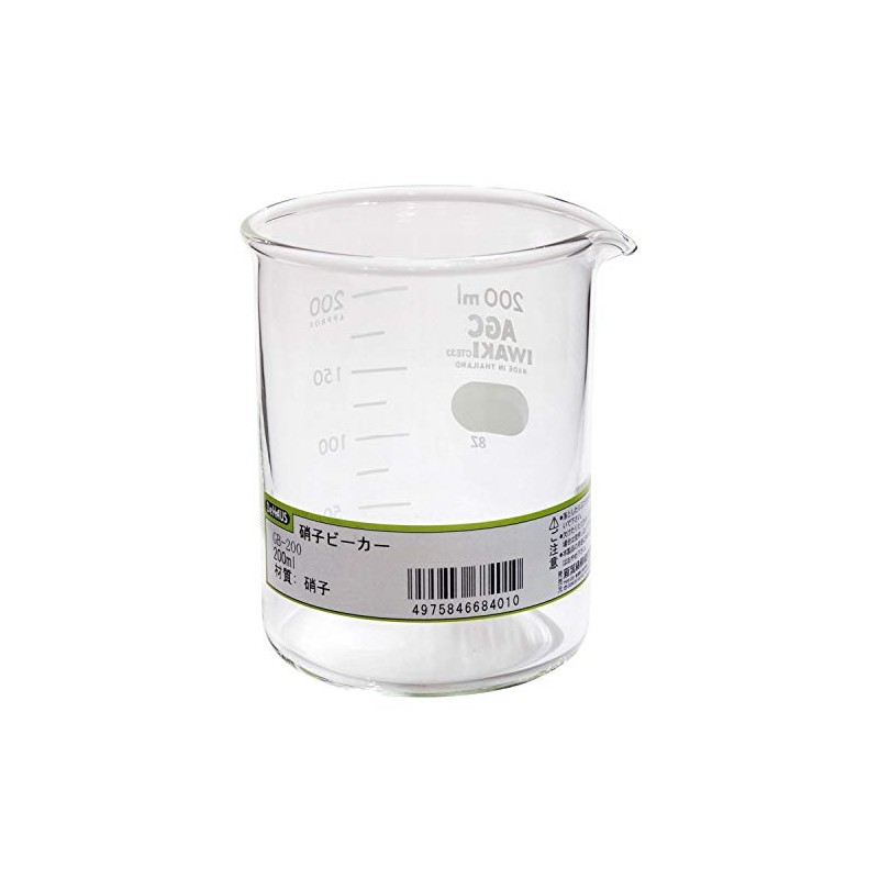 Niigata Seiki BeHAUS Glass Beaker 6.8 fl oz (200 ml)