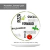 MamboCat 2 x large pizza plates, white, diameter 31 cm,