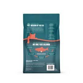 Alaskan Gold SUPER3+ All-Salmon Freeze-Dried Raw Dry Cat Food, Fortified with Omega Fish Oil, High-Protein, Grain-Free, Allergy & Digestive Support, All-Natural, for Kittens & Adults (3 lbs)