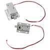 Bonsicoky DC 6V 1.5A Electromagnetic Solenoid Lock, Mini Slim Electric