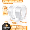 Extra Strong Double Sided Tape Heavy Duty (2 Rolls, Total
