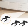 Flintronic 12Pcs Kitchen Kick Board Plinth Clips, Heavy Duty Kick-Board