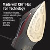 CHI Steam Iron for Clothes with 8’ Retractable Cord, 1700