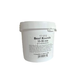 The Sausage Maker - Natural Beef Rounds 35-38mm Sausage Casings for Sausage Making (1 3/8"-1 1/2")